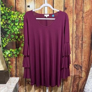 🚨(Must Bundle 3) Umgee Long Ruffle Sleeve Dress Size Large